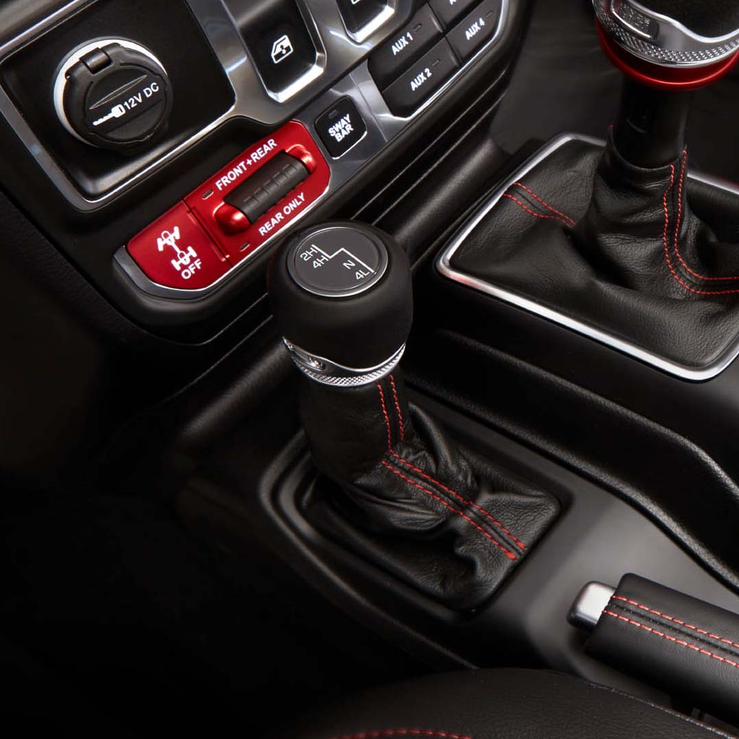 gear lever close up