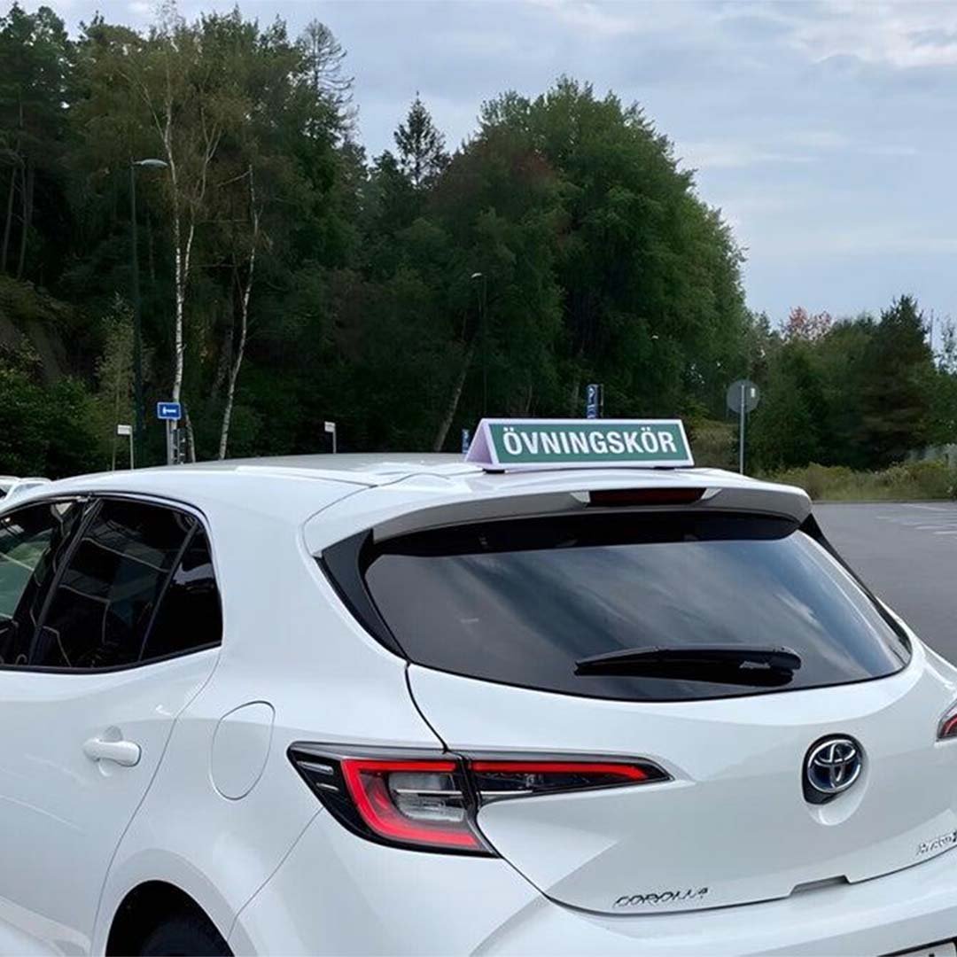 learner driver car sign rear